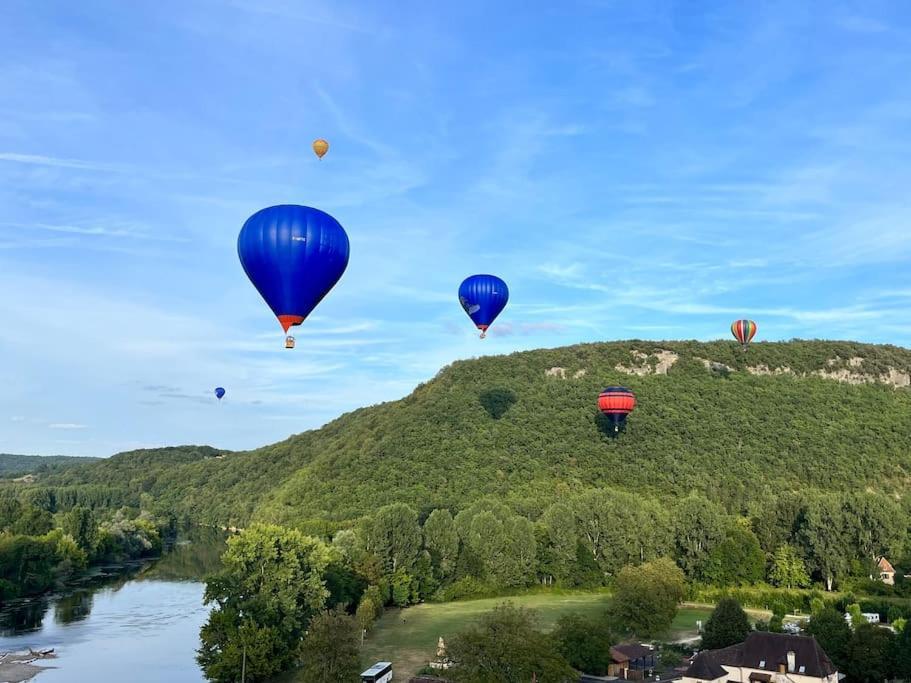 Vue Magique A Castelnaud Villa Exterior foto