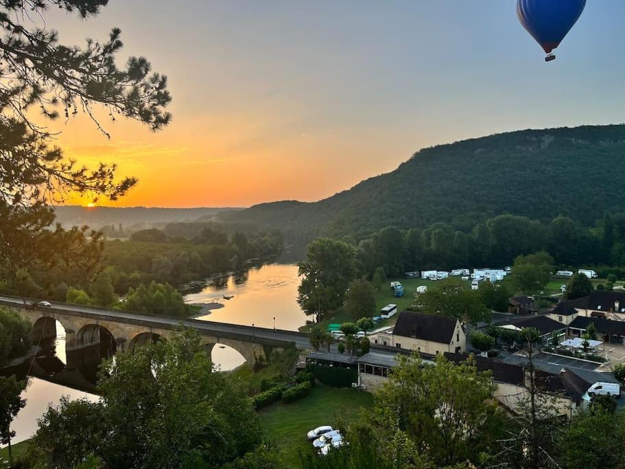 Vue Magique A Castelnaud Villa Exterior foto
