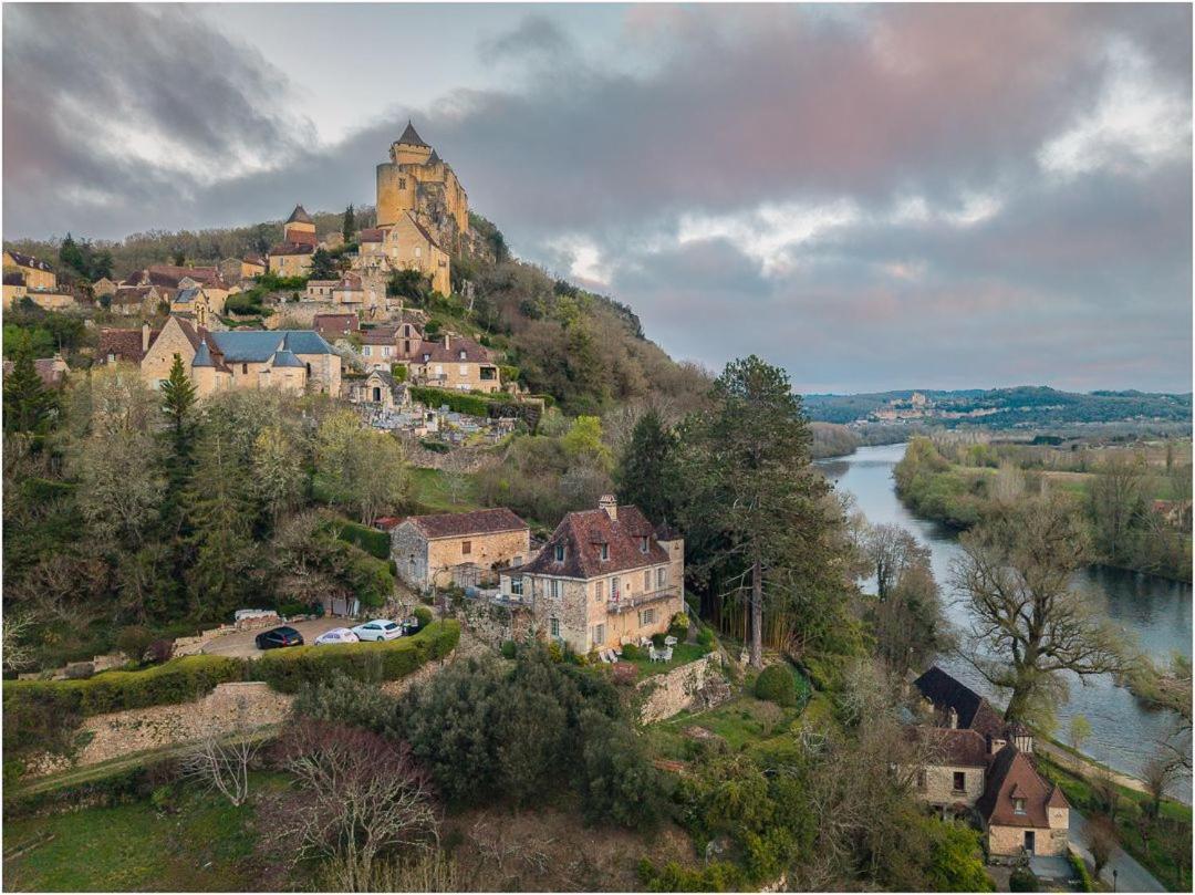 Vue Magique A Castelnaud Villa Exterior foto